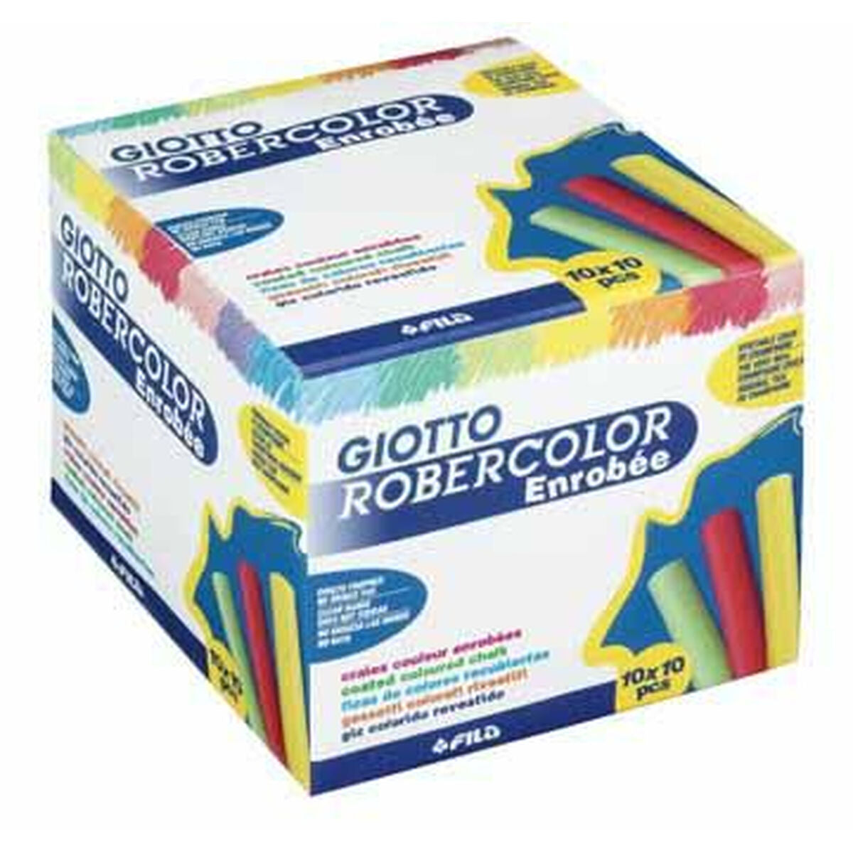Craies Giotto ROBERCOLOR Multicouleur (100 Pièces) (16 Unités)