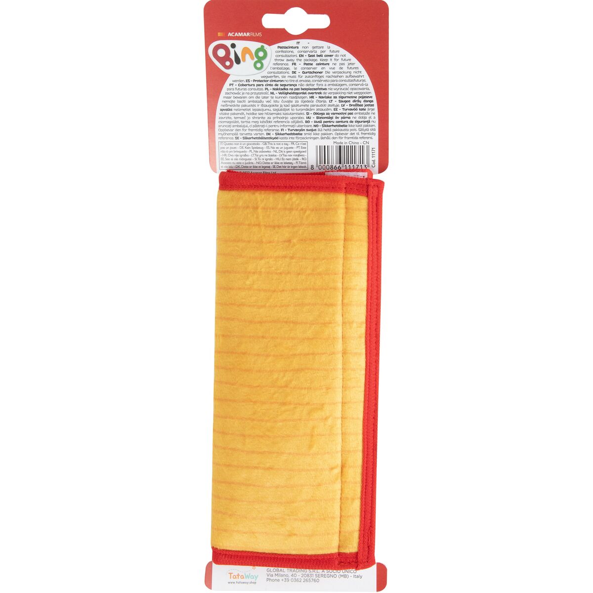 Coussin de ceinture de sécurité Kids Licensing Bing - tv series