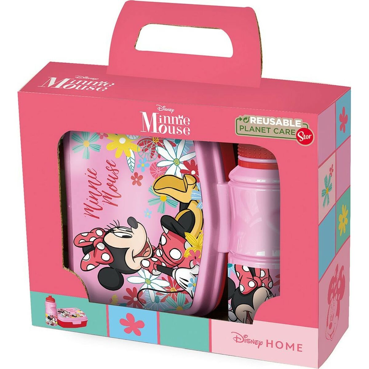 Gamelle avec Gourde Minnie Mouse CZ11278 380 ml 17 cm Plastique