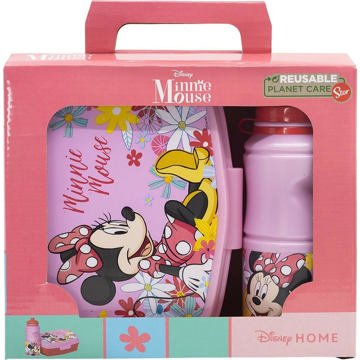 Gamelle avec Gourde Minnie Mouse CZ11278 380 ml 17 cm Plastique