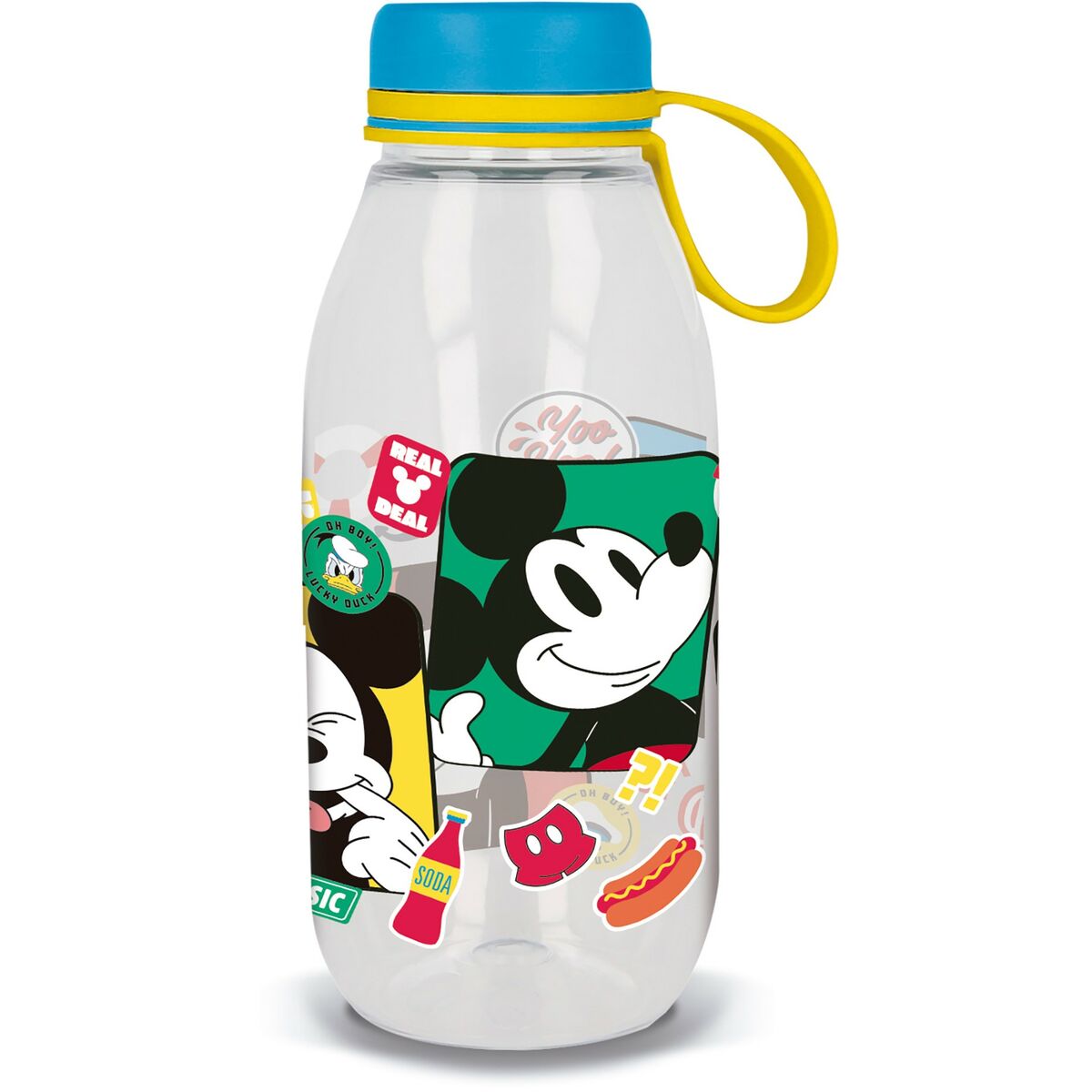 Bouteille d'eau Mickey Mouse CZ11358 460 ml Bleu Silicone