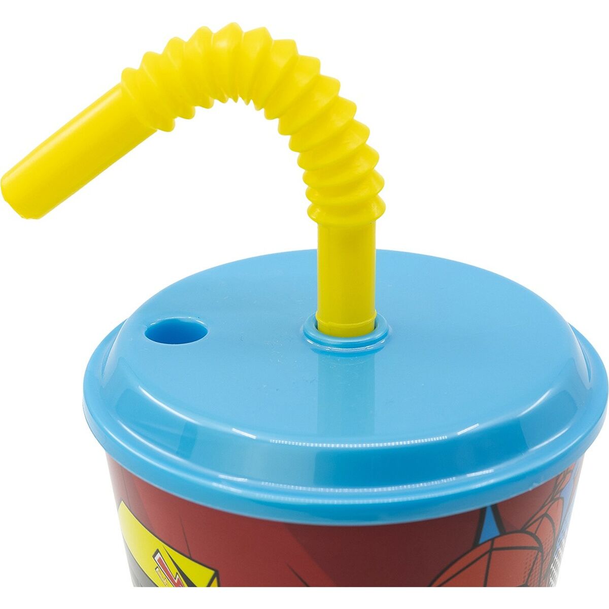 Verre avec Paille Spider-Man CZ11366 430 ml