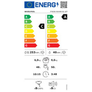 Laveuse - Sécheuse Whirlpool Corporation FFWDB964489BVSP 1400 rpm 9 kg 6 Kg