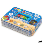 Ensemble de Marqueurs Carioca Acrylic PAINT MARKER Multicouleur 24 Pièces (6 Unités)