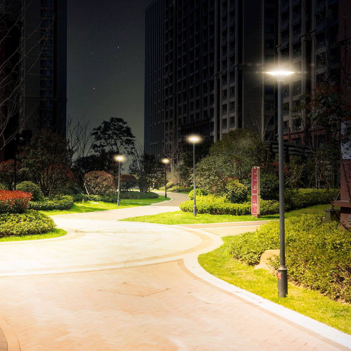 Lampadaire Velamp SPIELBERG Polycarbonate 20 W 2300 lm