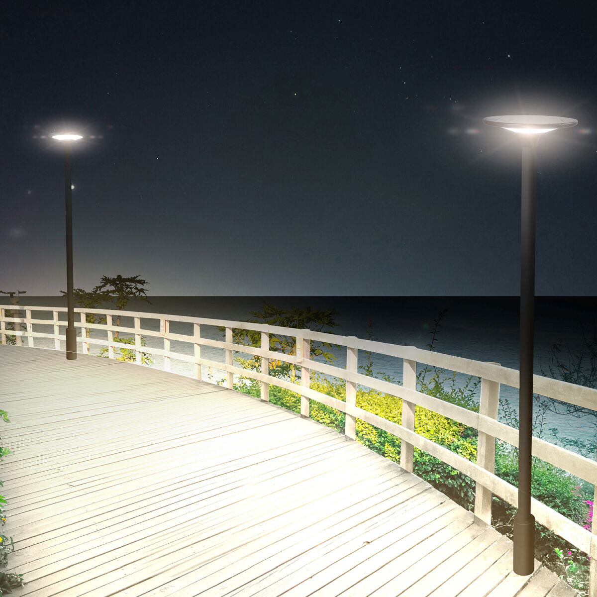 Lampadaire Velamp SPIELBERG Polycarbonate 20 W 2300 lm