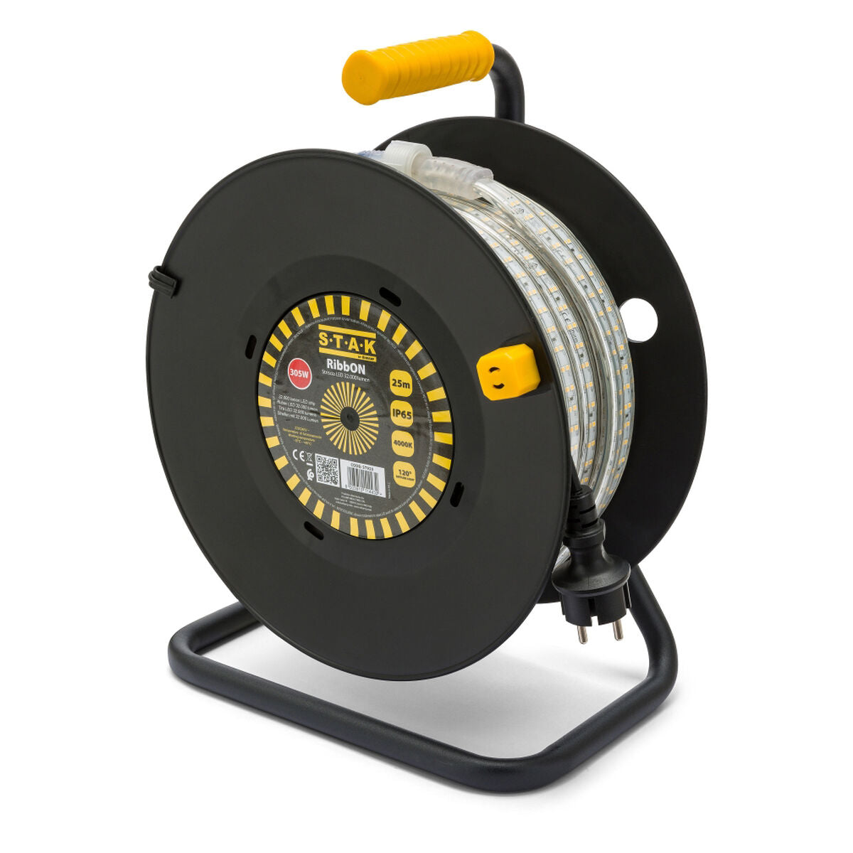 Bandes LED Stak 300 W Lumière LED 4000 K Noir Transparent