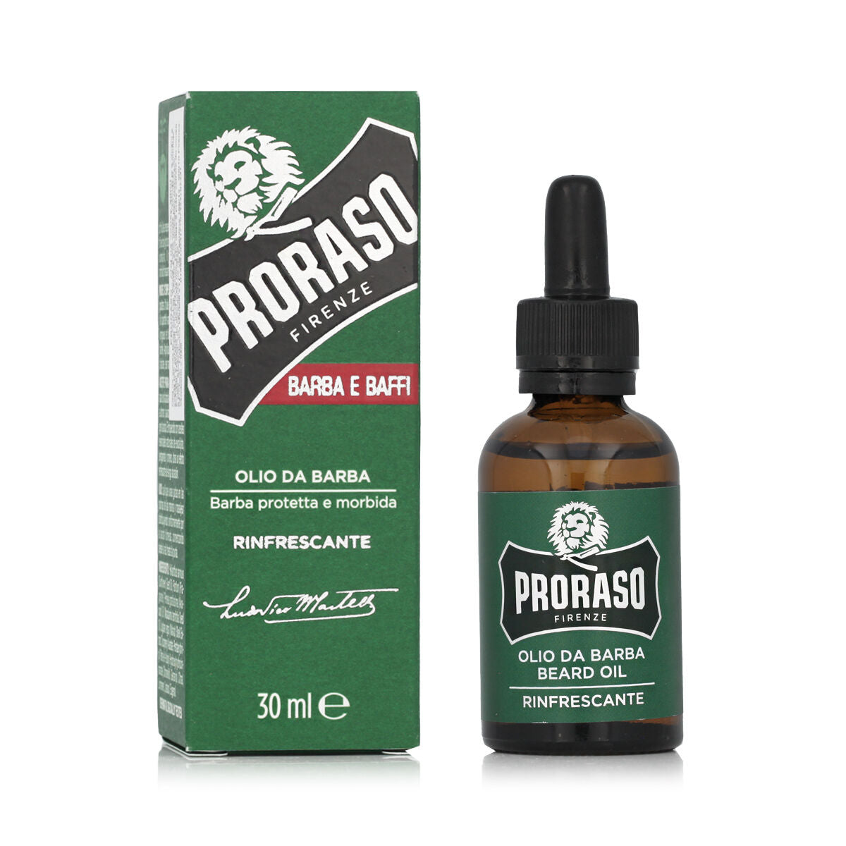 Huile pour barbe Proraso Beard Oil Refresh 30 ml Rafraîchissant