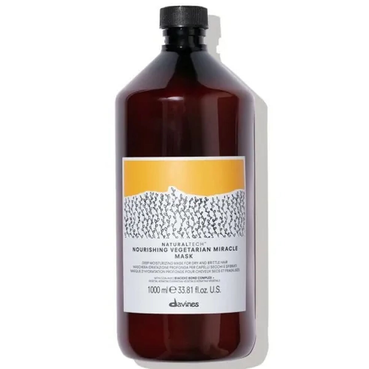 Masque nourrissant pour cheveux Davines NaturalTech Vegetarian Miracle 1 L