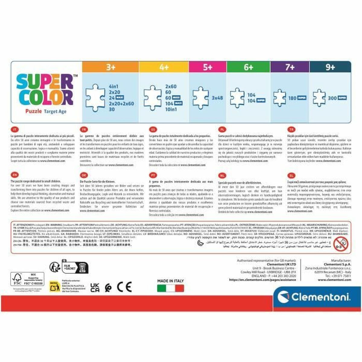 Puzzle Clementoni Stitch 300 Pièces