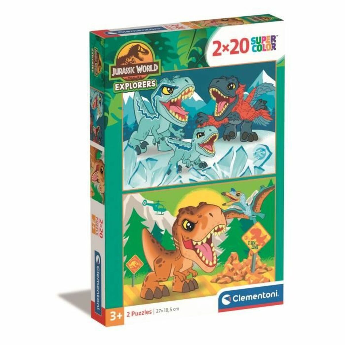 Puzzle Clementoni Jurassic World (2 Unités)