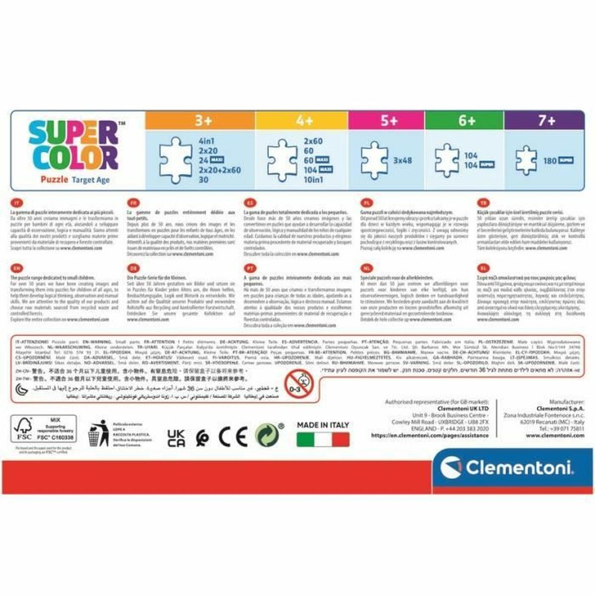 Puzzle Clementoni Spidey (3 Unités)