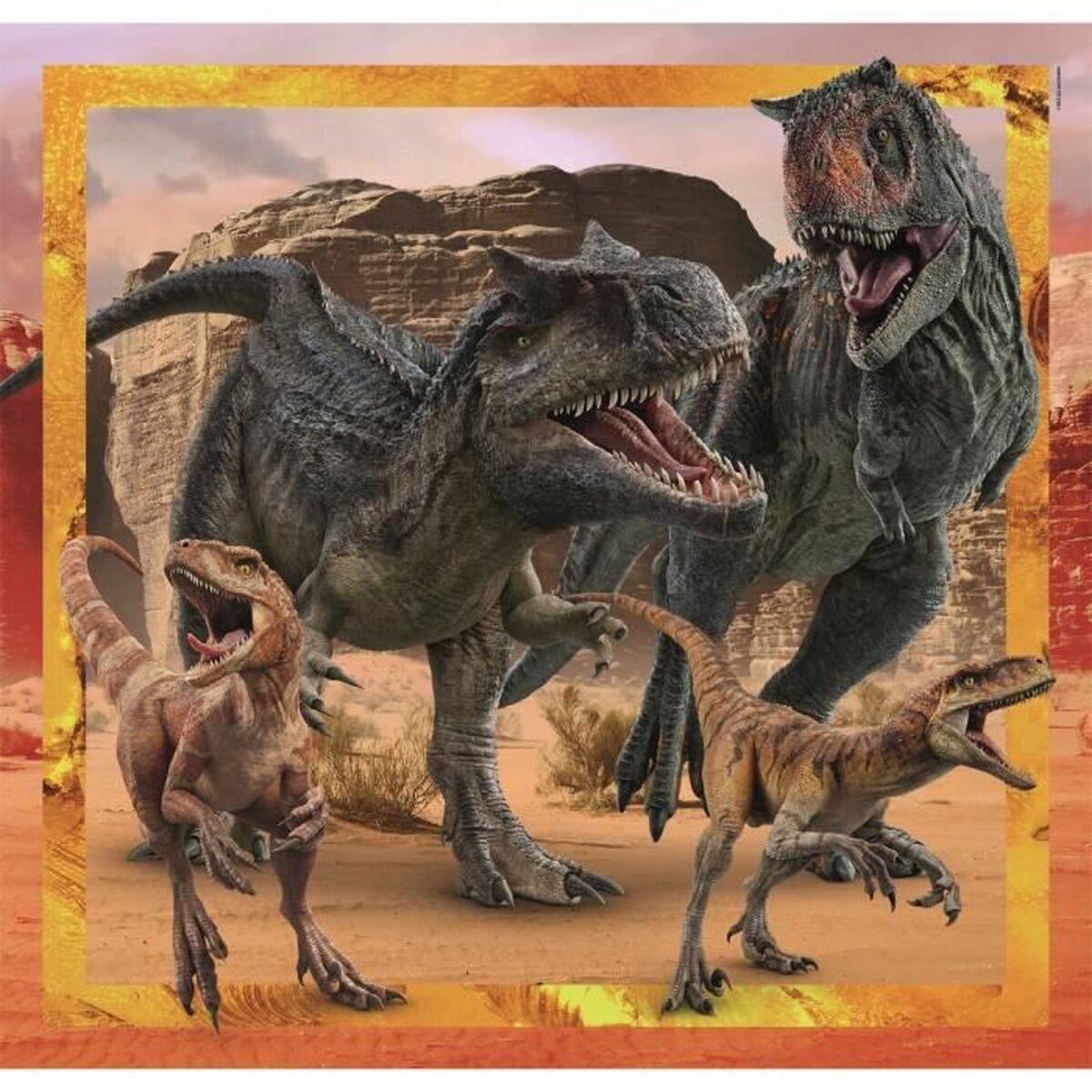 Puzzle Clementoni Jurassic World (3 Unités)