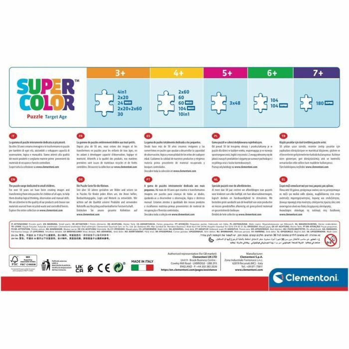 Puzzle Clementoni 60 Pièces
