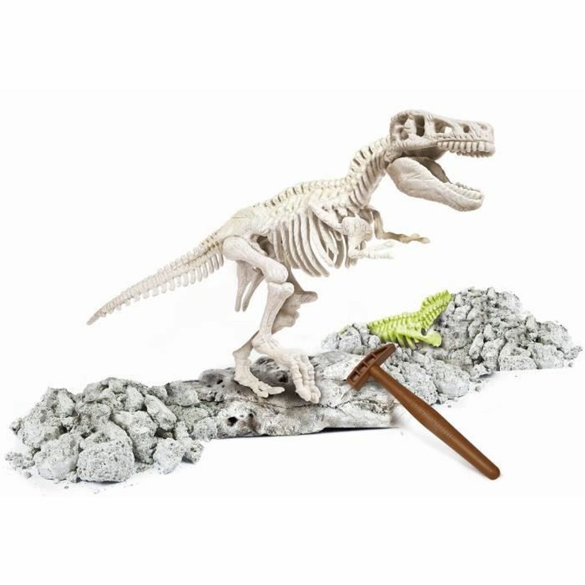 Jeu d'Excavation Clementoni T-Rex fosforescente