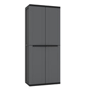 Armoire Terry j-base 268 Gris foncé polypropylène 68 x 37,5 x 163,5 cm
