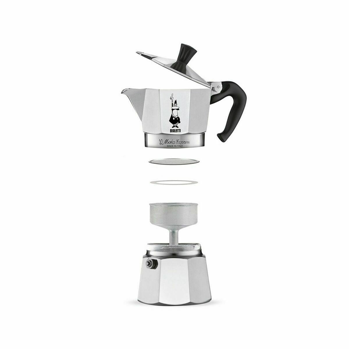 Cafetière Italienne Bialetti 0001163 Argenté Aluminium 6 Tasses
