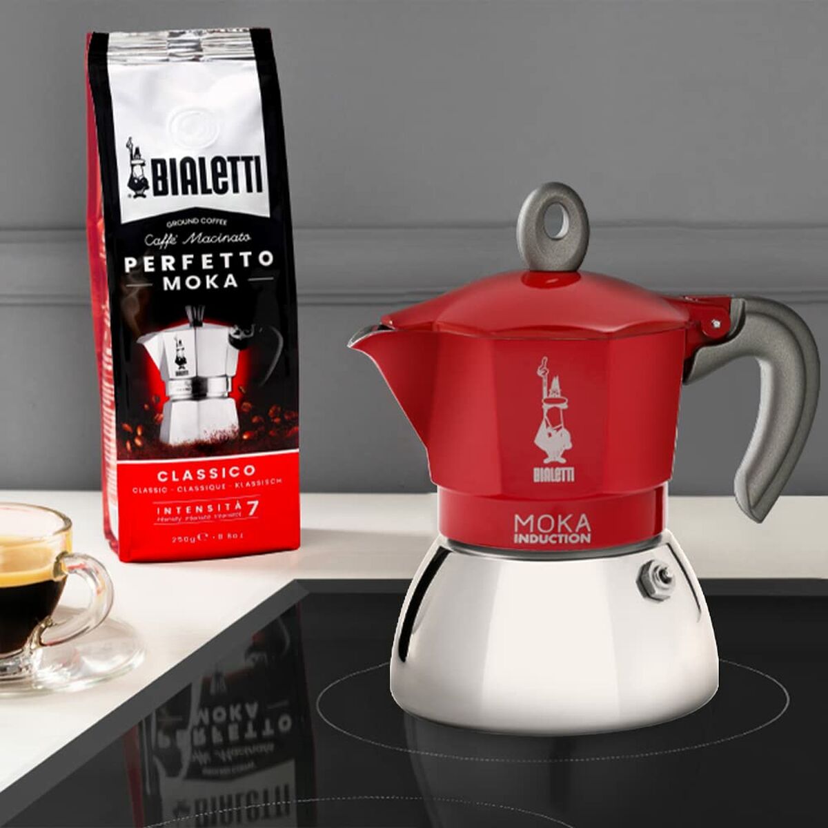 Cafetière Italienne Bialetti 0006946/NP Rouge Métal