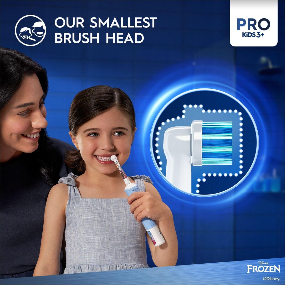 Brosse à dents électrique Oral-B Frozen Noir Multicouleur (2 Pièces) (2 Unités)