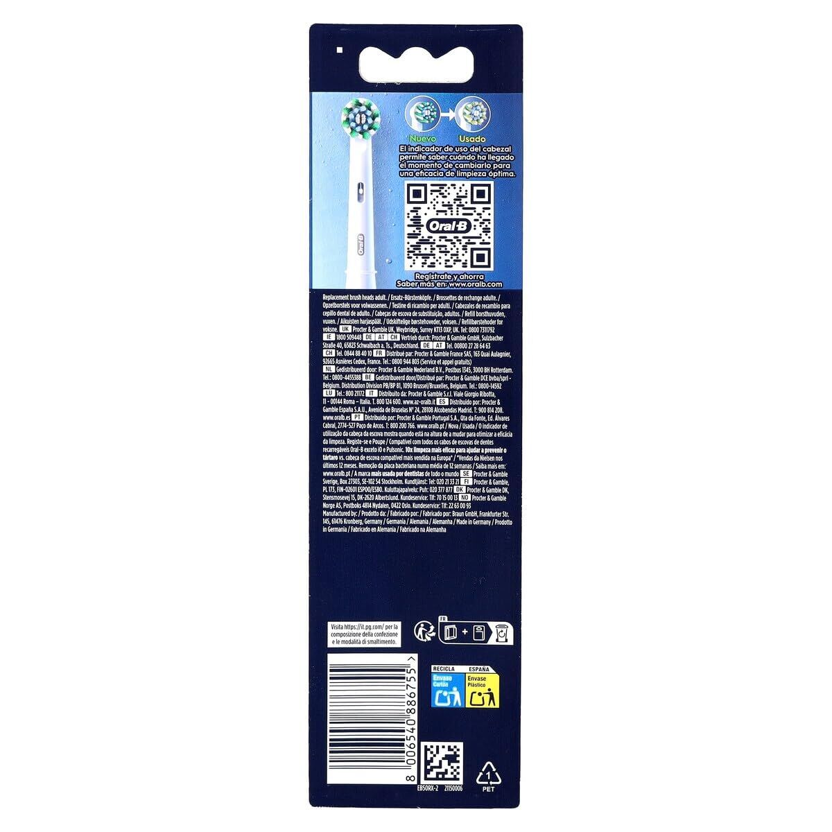 Tête de rechange Oral-B Cross Action