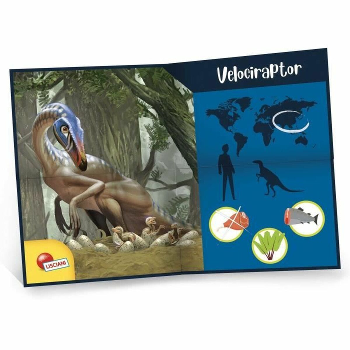 Jouet Educatif Lisciani Giochi I'm GENIUS Super Kit Velociraptor Nuevo