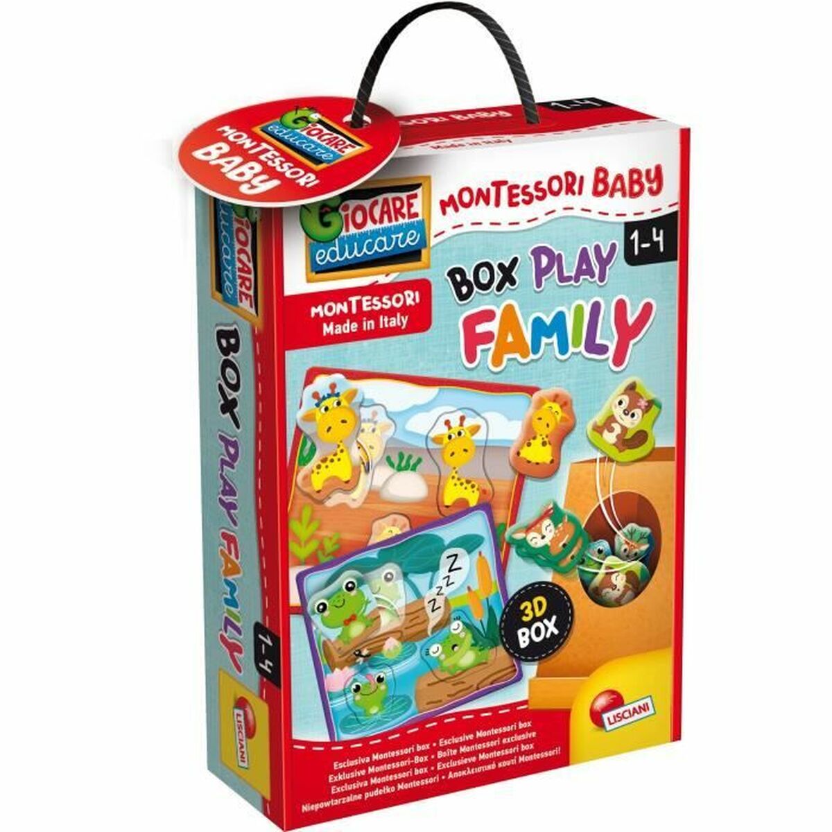 Jouet Educatif Lisciani Giochi Play Family Multicouleur (18 Pièces)