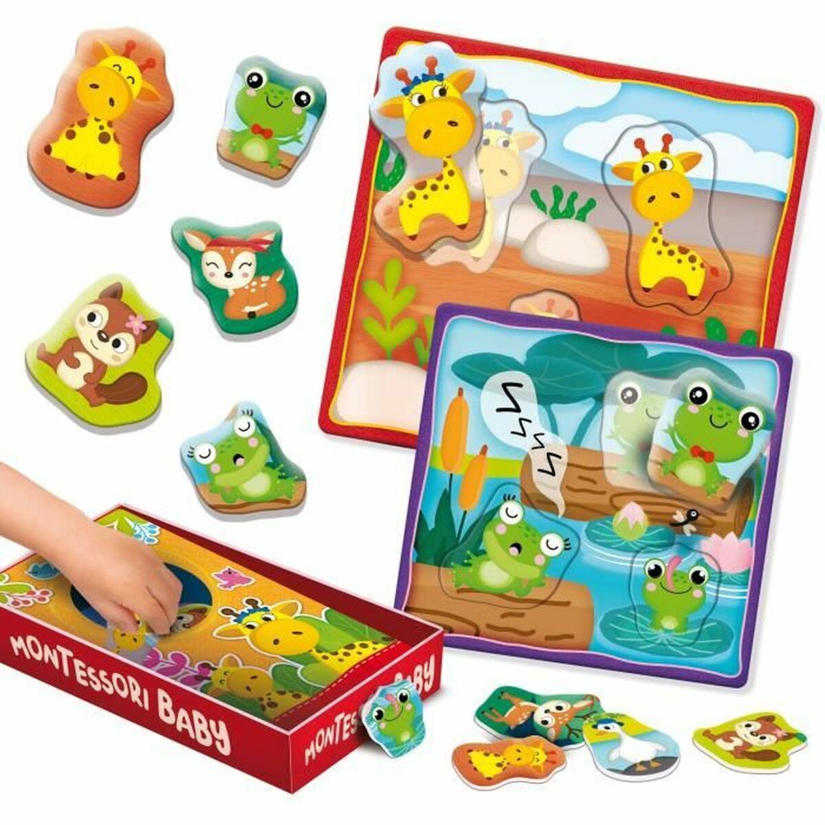 Jouet Educatif Lisciani Giochi Play Family Multicouleur (18 Pièces)