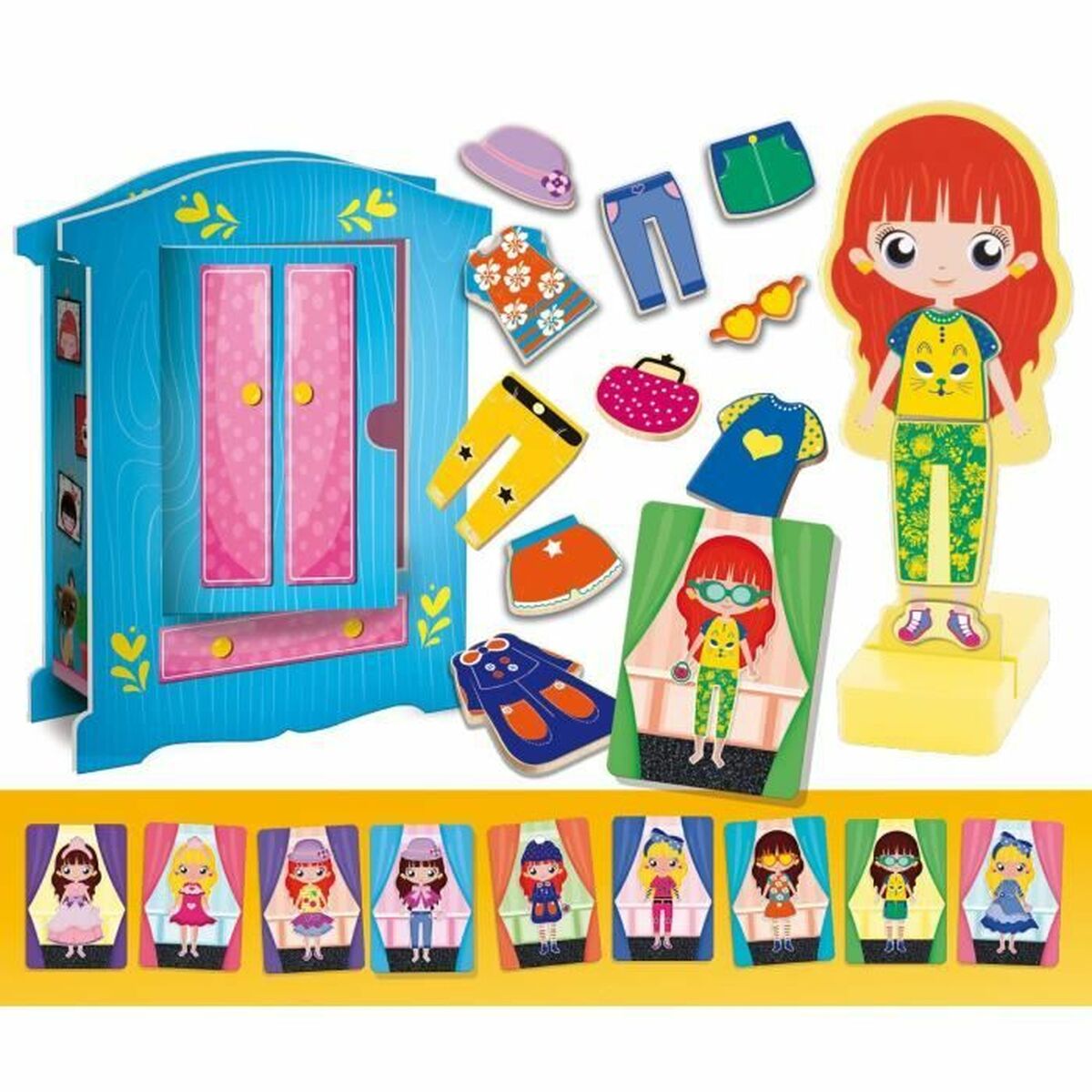 Jouet Educatif Lisciani Giochi Magnetic Fashion Doll (FR)