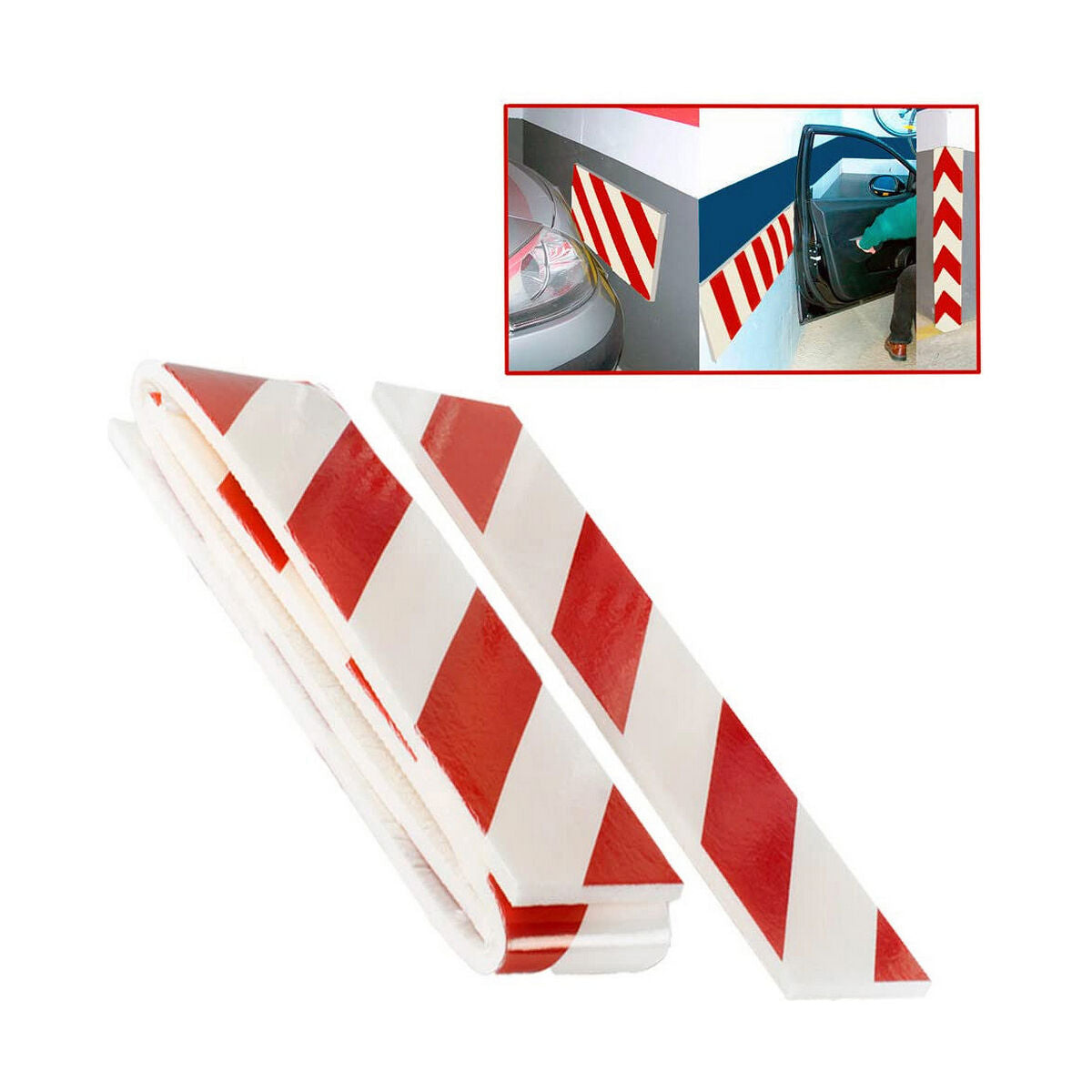 Pare-chocs Geko Blanc 24 x 50 cm