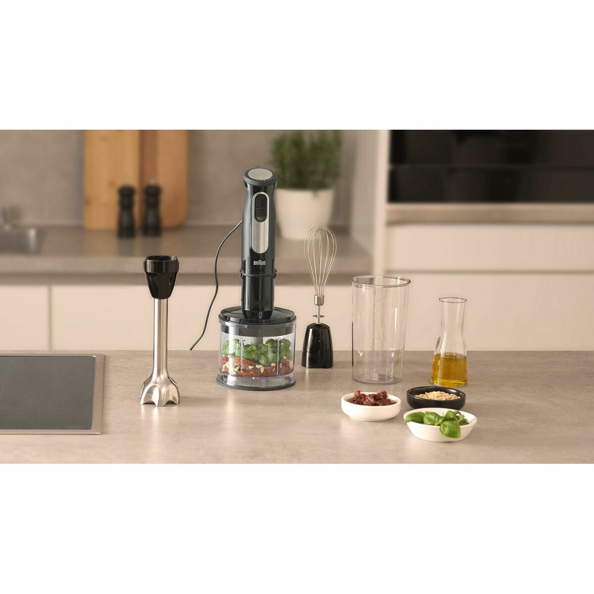 Mini Batteur et Mousseur Braun MQ55236MBK