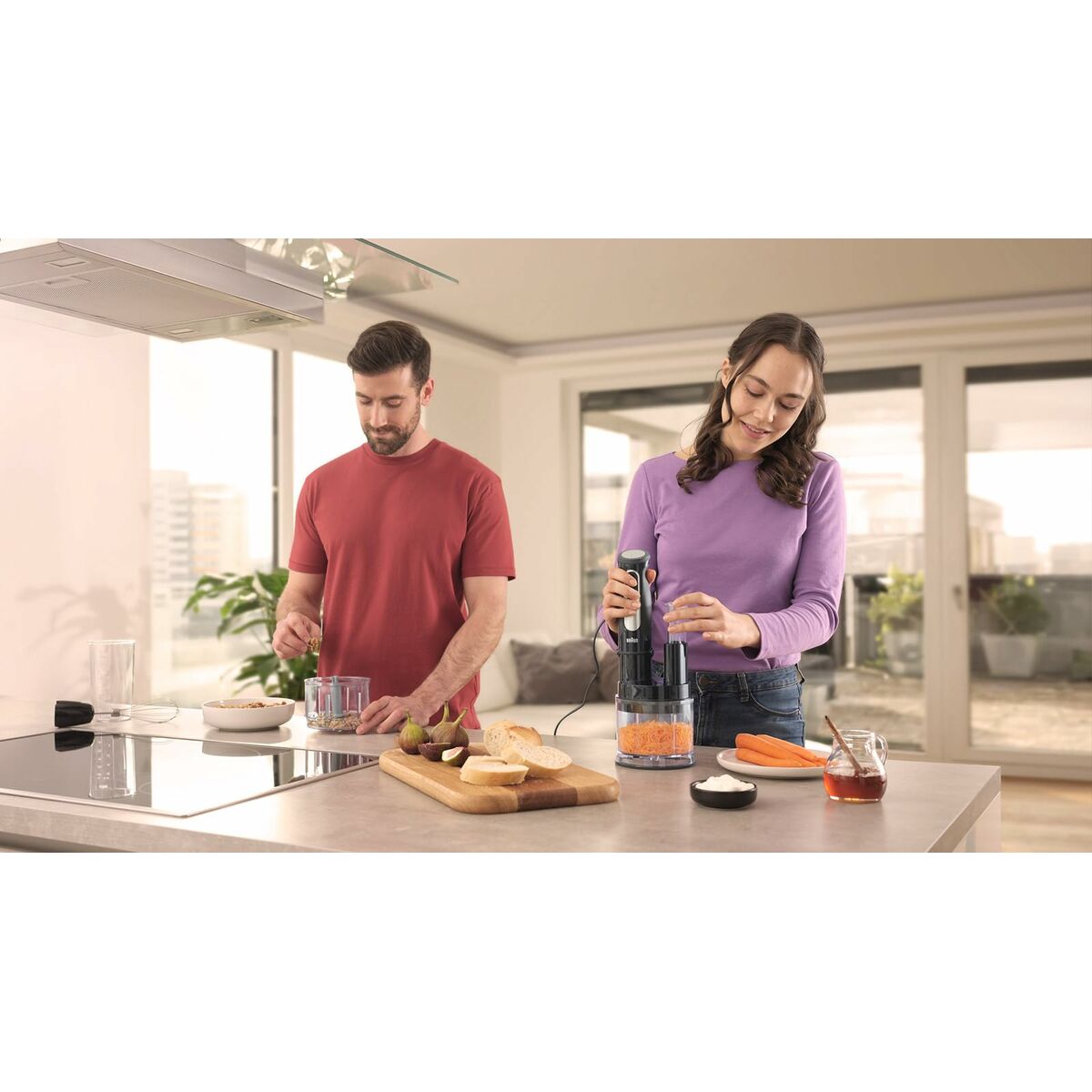 Mixeur plongeant Braun 0X22111502 1000 W Noir