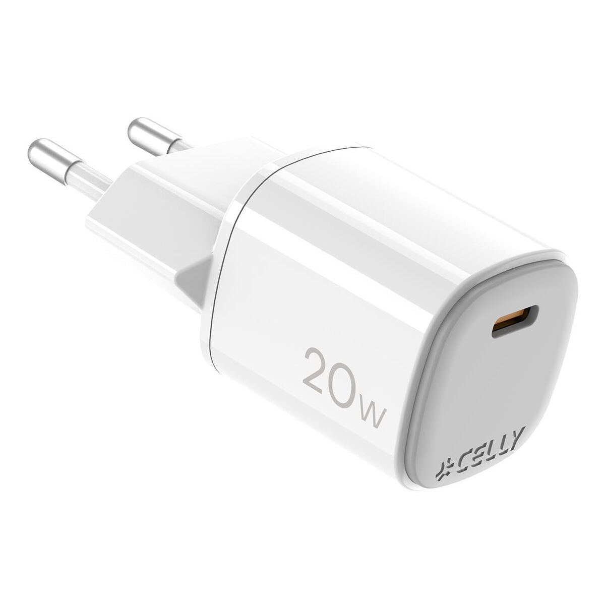 Chargeur mural Celly UPTC1USBC20WWH Blanc
