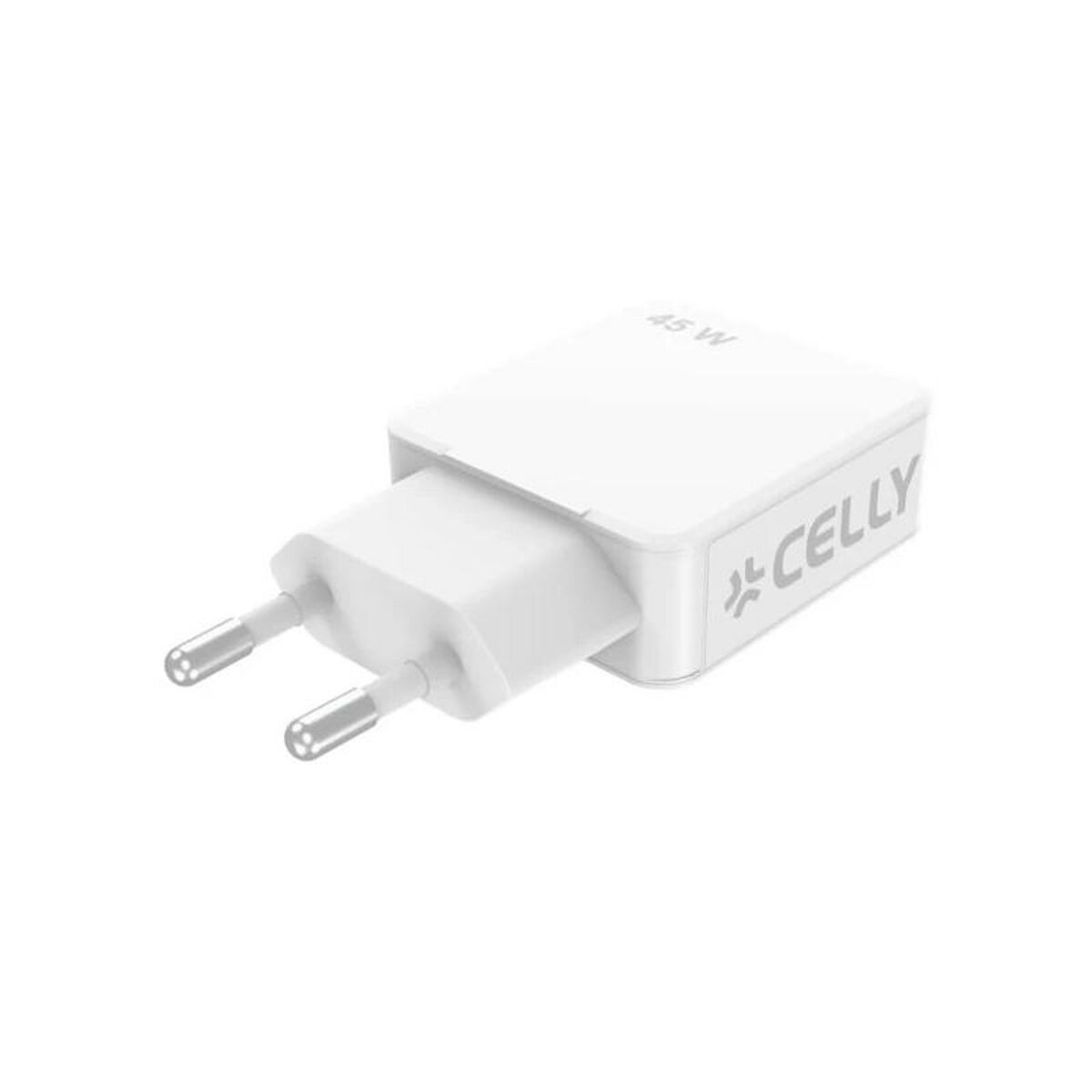 Chargeur mural Celly SLIMTC1C1A45WWH Blanc 45 W