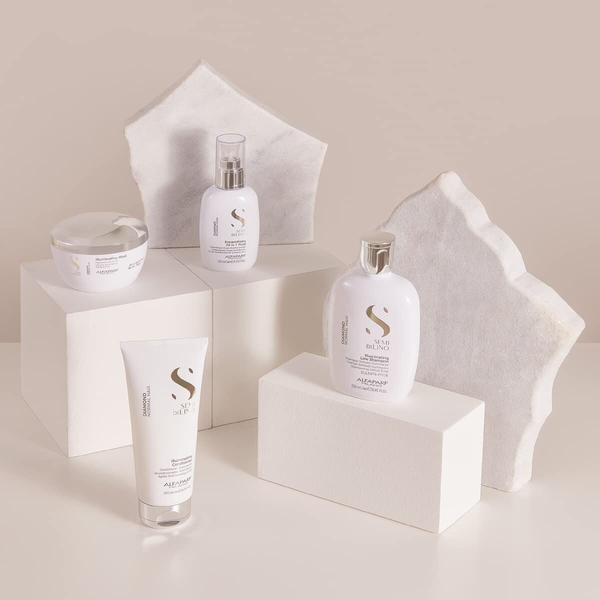 Masque pour cheveux Alfaparf Milano Semi Di Lino Diamond 200 ml (1 Unité)