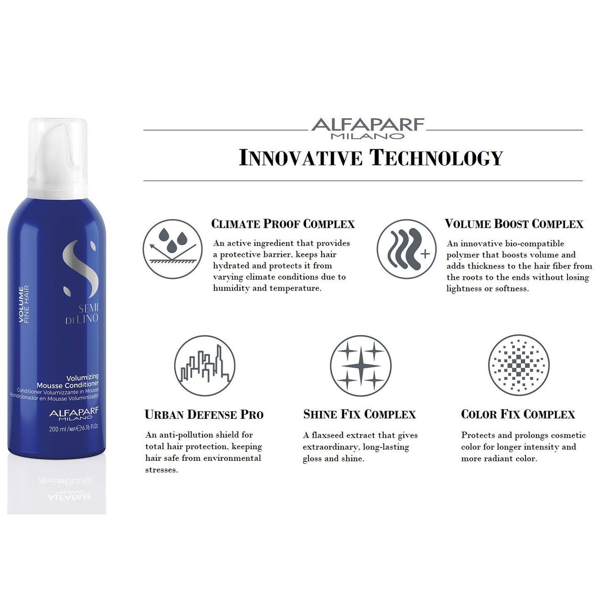 Après-shampooing Alfaparf Milano Semi Di Lino 200 ml (1 Unité)