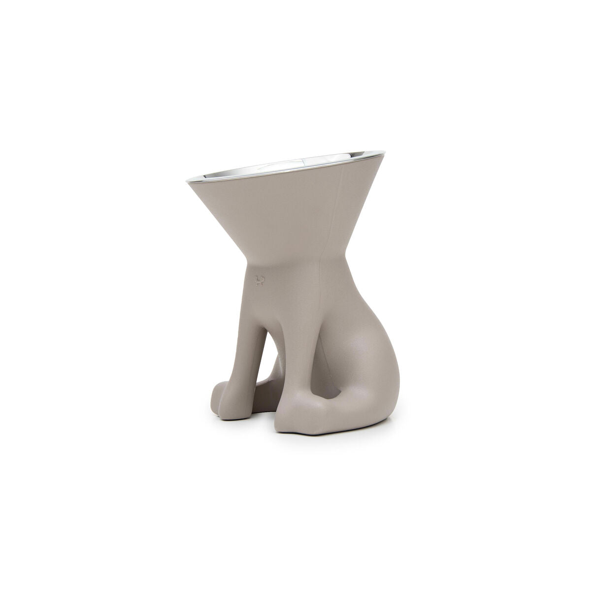 Mangeoire pour chiens United Pets Up Elisabeth Gris Acier inoxydable Polyéthylène 1 L