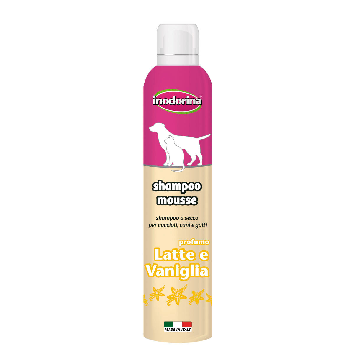 Shampoing pour animaux de compagnie Inodorina Vanille 300 ml