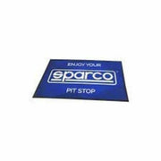 Tapis Sparco Enjoy your pit stop Bleu