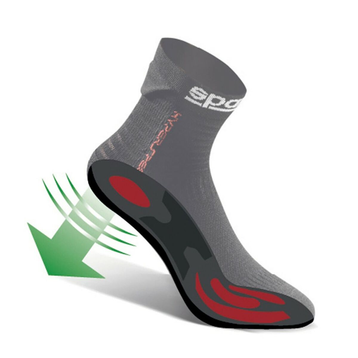 Chaussettes Sparco HIPERSPEED Noir (46-47)