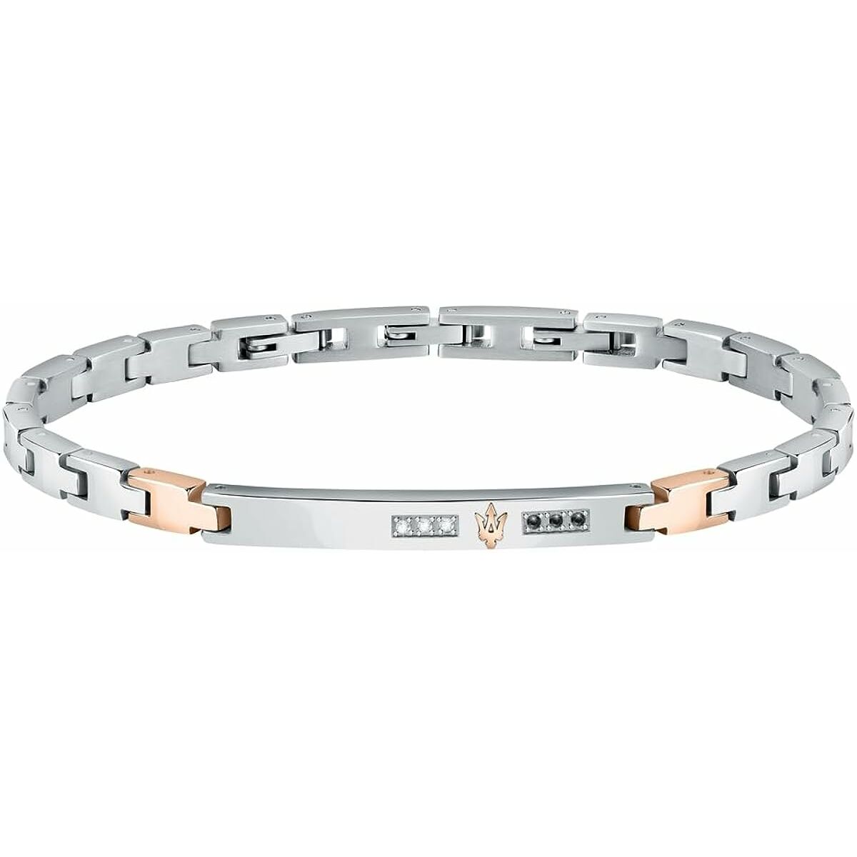 Bracelet Homme Maserati JEWELS W-DIAMOND Acier inoxydable