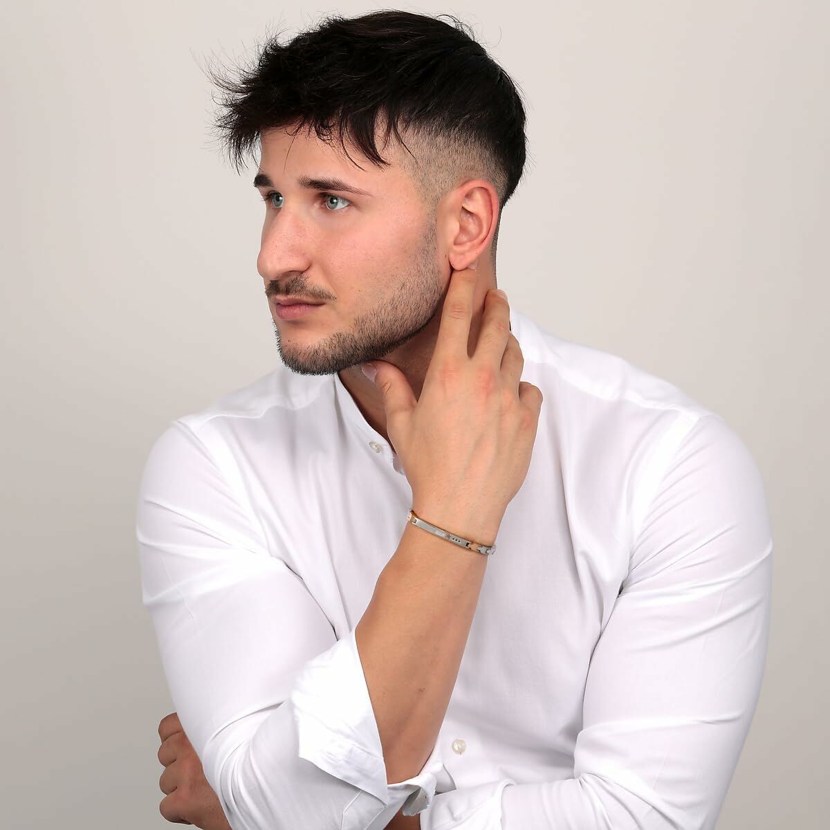 Bracelet Homme Maserati JEWELS W-DIAMOND Acier inoxydable