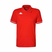 Polo à manches courtes homme Kappa Kappa Barli Rouge 4XL
