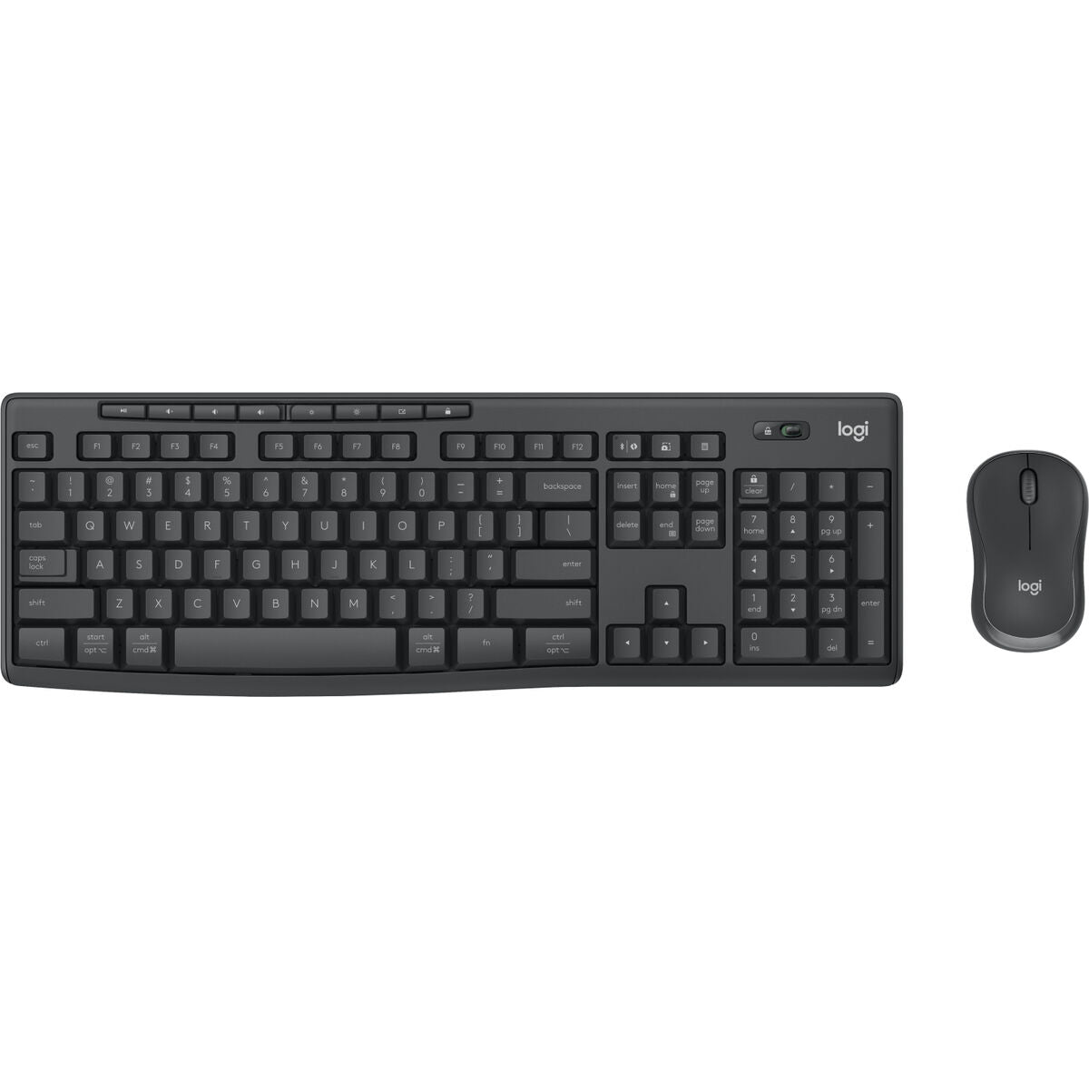 clavier et souris Logitech MK370 Graphite Italien Qwerty US