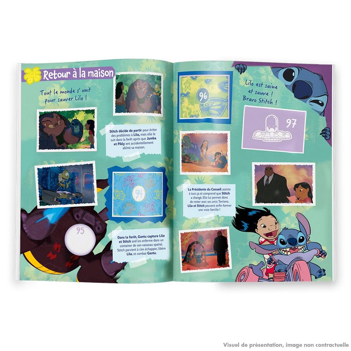 Autocollants Panini STITCH Français