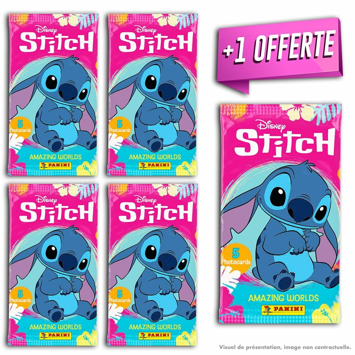 Pack d'images Panini Stitch Fantasy Worlds 25 Pièces