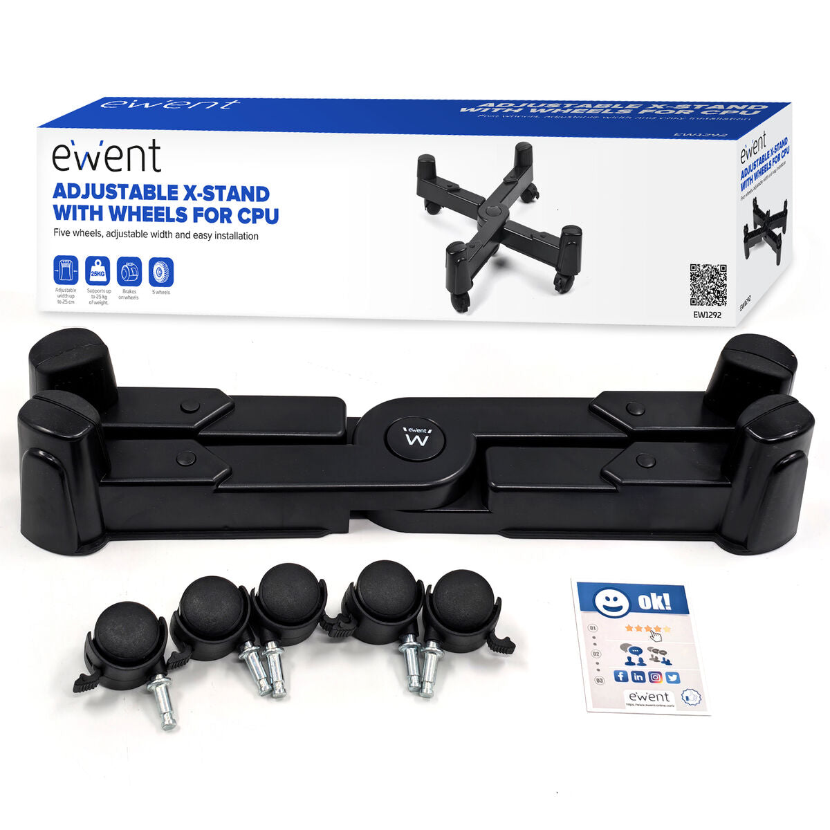 Lampe LED Ewent EW1292 Noir