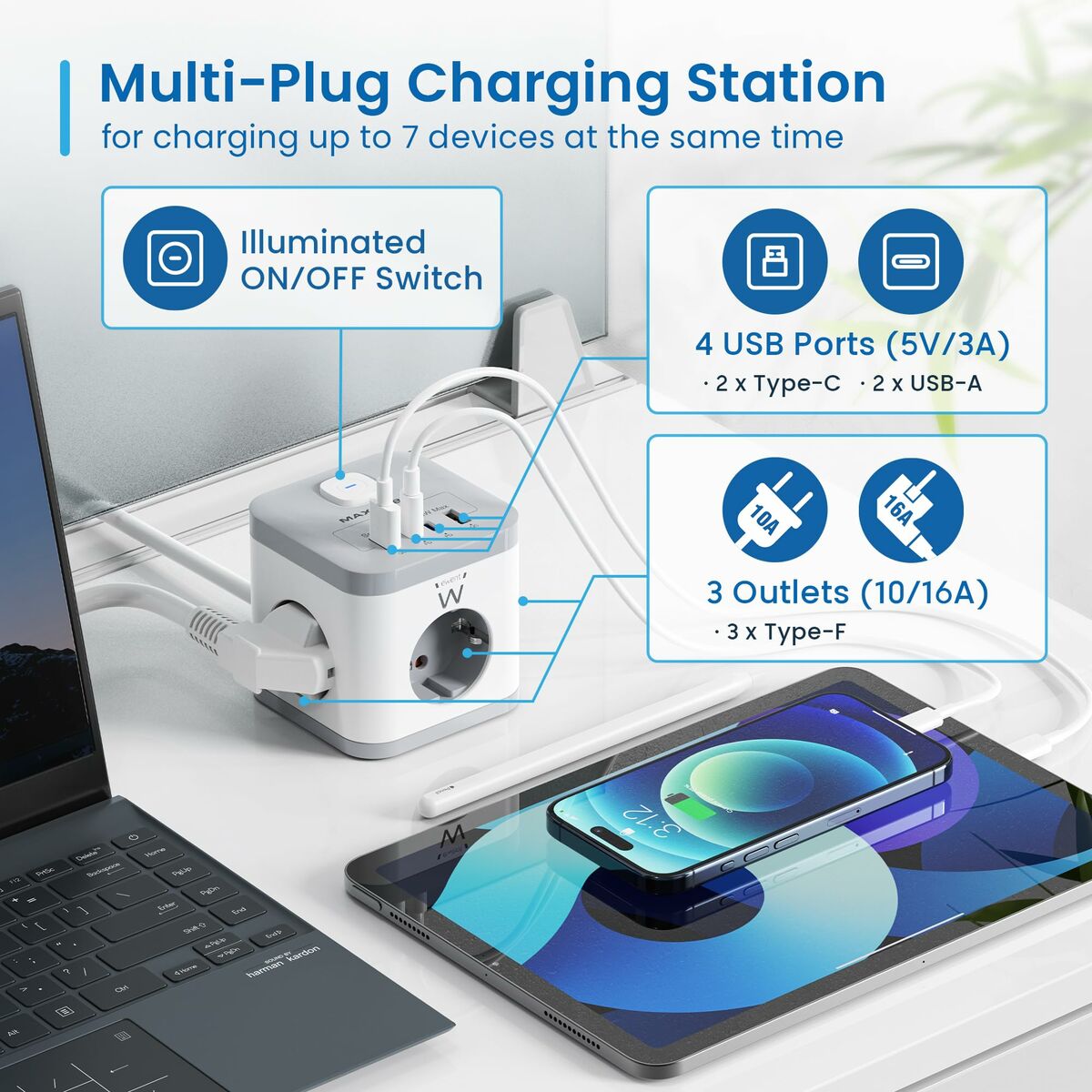 Réglette Ewent EW3863 (1,5 m)