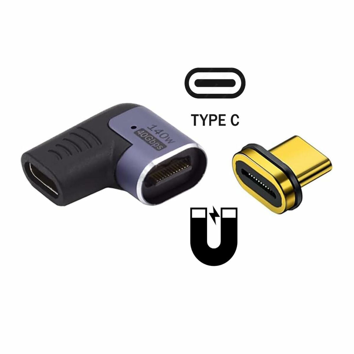 Adaptateur USB-C Ewent EC1048 Noir