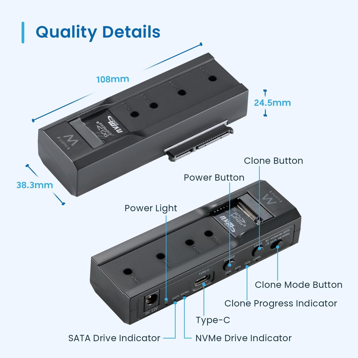 Boîtier Externe Ewent EW7065