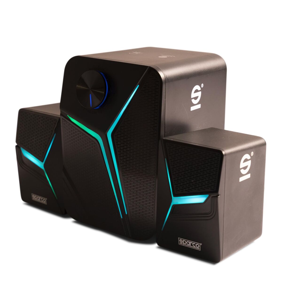 Haut-parleurs de PC Sparco SPSPEAKERSPRO Noir